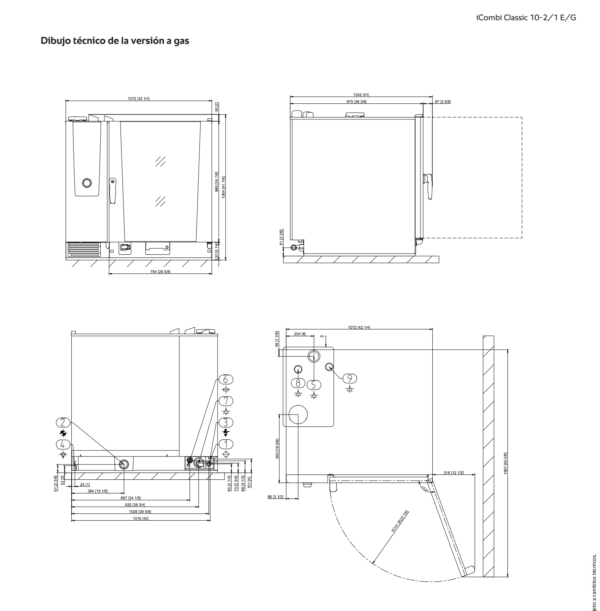 Rational 10-2/1 iCombi Classic  horno eléctrico CE2ERRA.0001356 - Image 2