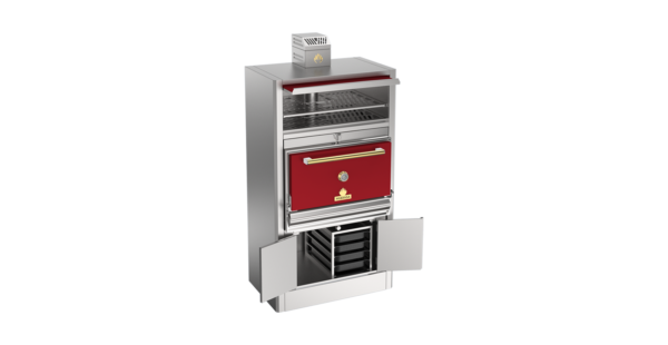 Mibrasa vertical Space HMBABSB75 horno 75/95 con armario y soporte de bandejas - Image 2
